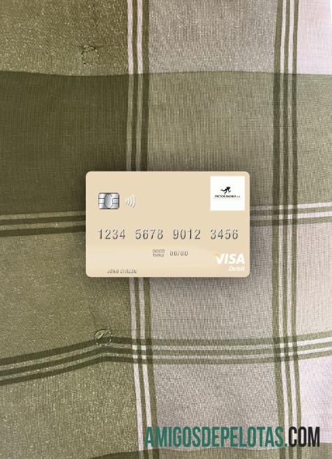 Eslovênia Factor Banka Visa Cartão de Débito Photolook Front modelo